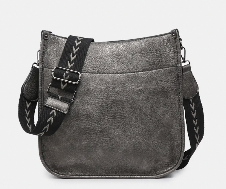 Chloe Crossbody in Gunmetal