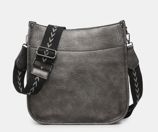 Chloe Crossbody in Gunmetal