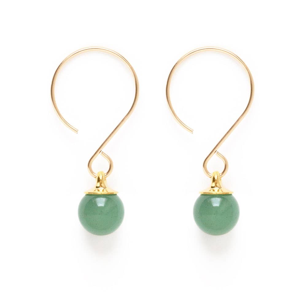 Dani Earrings, in Aventurine