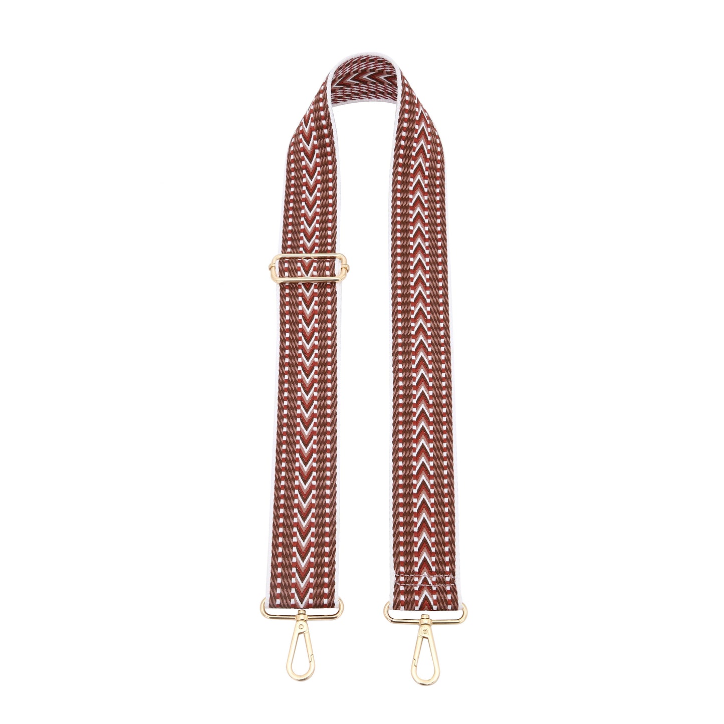 Tribal Guitar Strap - Rust