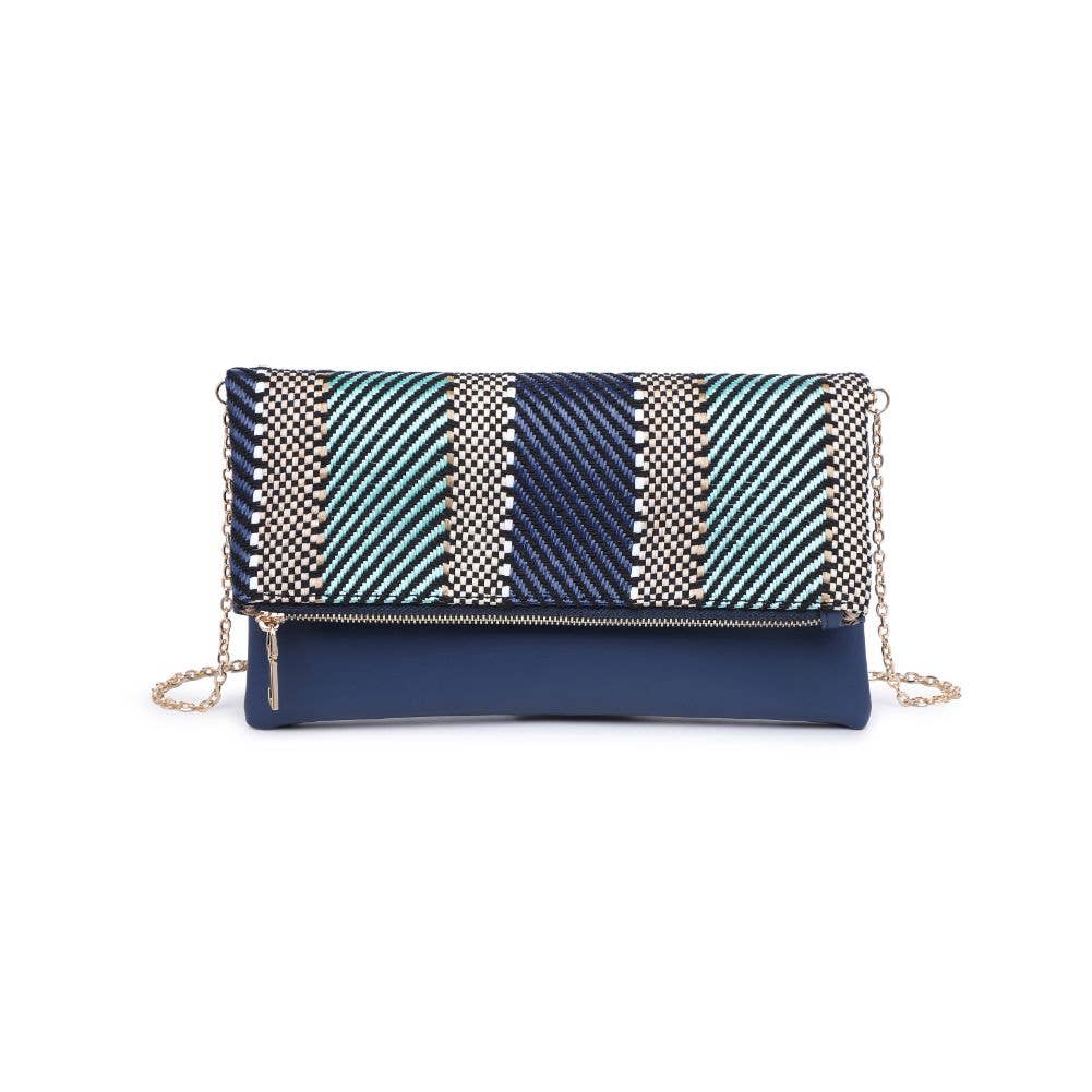 Emmie Clutch -  in Blue - So unique!