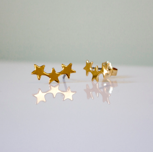 Falling Star Stud Earrings