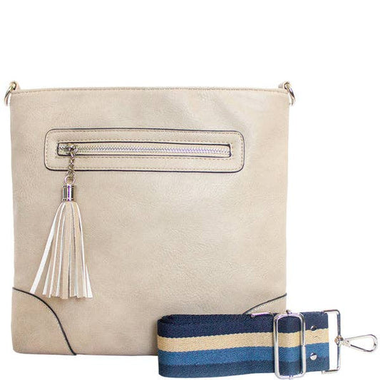 Marion Crossbody, in Taupe