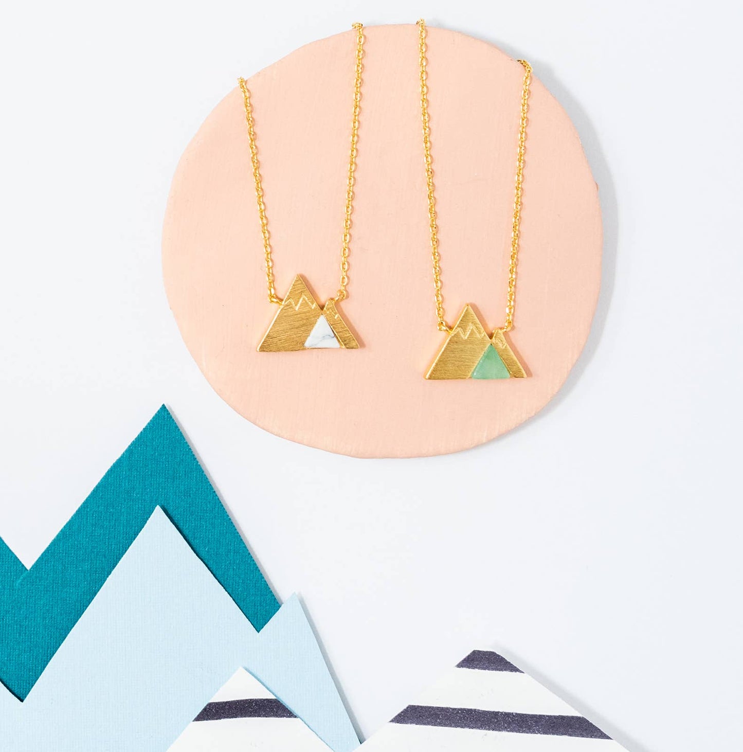 Mountain Necklace - Available in two colors