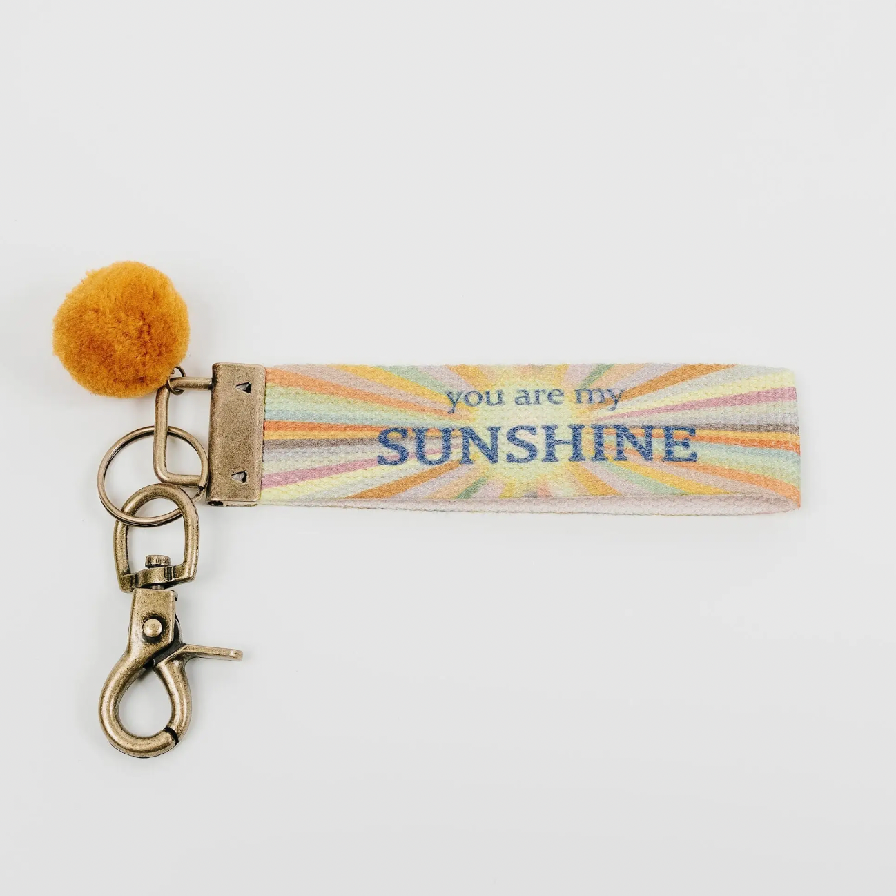 "You are my Sunshine" - Words to Live By Canvas Keychain