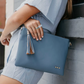 Cate Crossbody Clutch Bag, in blue