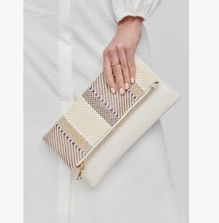 Emmie Clutch - in white