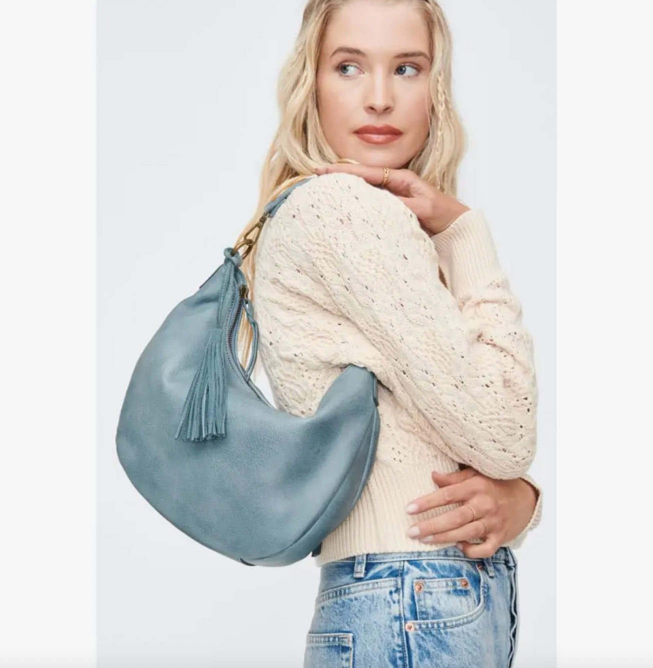 Ella Hobo in blue