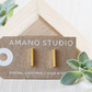 Gold Bar Studs