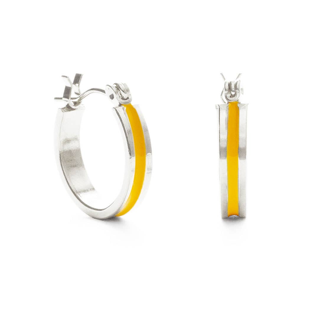 5/8" Channel Hoops: Yellow