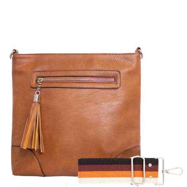 Marion Crossbody, in Camel